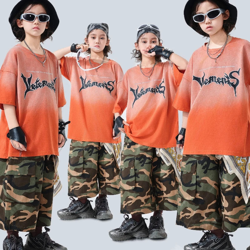 Boys Hip Hop Street Dance Performance Costume Loose T Shirt Camo Shorts Group Stage Outfit Rave Modern Jazz Dance Clothes Sets
Boys Hip Hop Street Dance Performance Costume Loose T Shirt Camo Shorts Group Stage Outfit Rave Modern Jazz Dance Clothes Sets