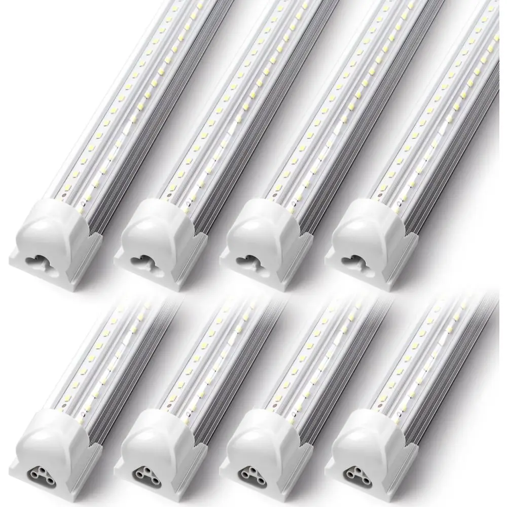 V-Shape 40W LED Tube Light, 8-Pack, 5200 Lumens, 6000K Daylight White, Suitable for Workshops and Garages
V-Shape 40W LED Tube Light, 8-Pack, 5200 Lumens, 6000K Daylight White, Suitable for Workshops and Garages