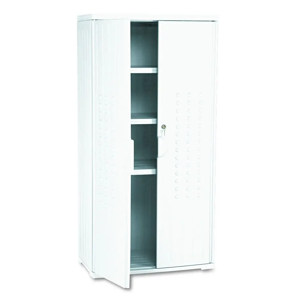 66-inch American-Made Storage Cabinet in Platinum Finish
66-inch American-Made Storage Cabinet in Platinum Finish