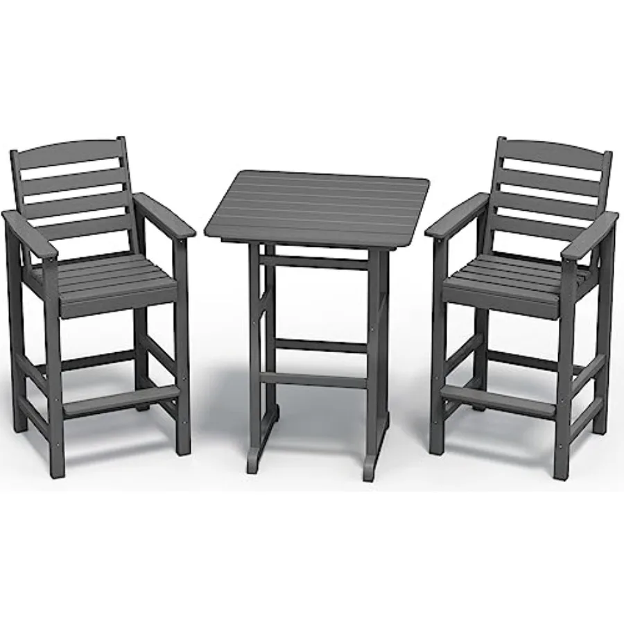 Balcony Adirondack Chairs and Table 3 Pieces Set, Adirondack Bar Height Chairs Set of 2 and Bar Table, Outdoor Bar Stools Set,
Balcony Adirondack Chairs and Table 3 Pieces Set, Adirondack Bar Height Chairs Set of 2 and Bar Table, Outdoor Bar Stools Set,