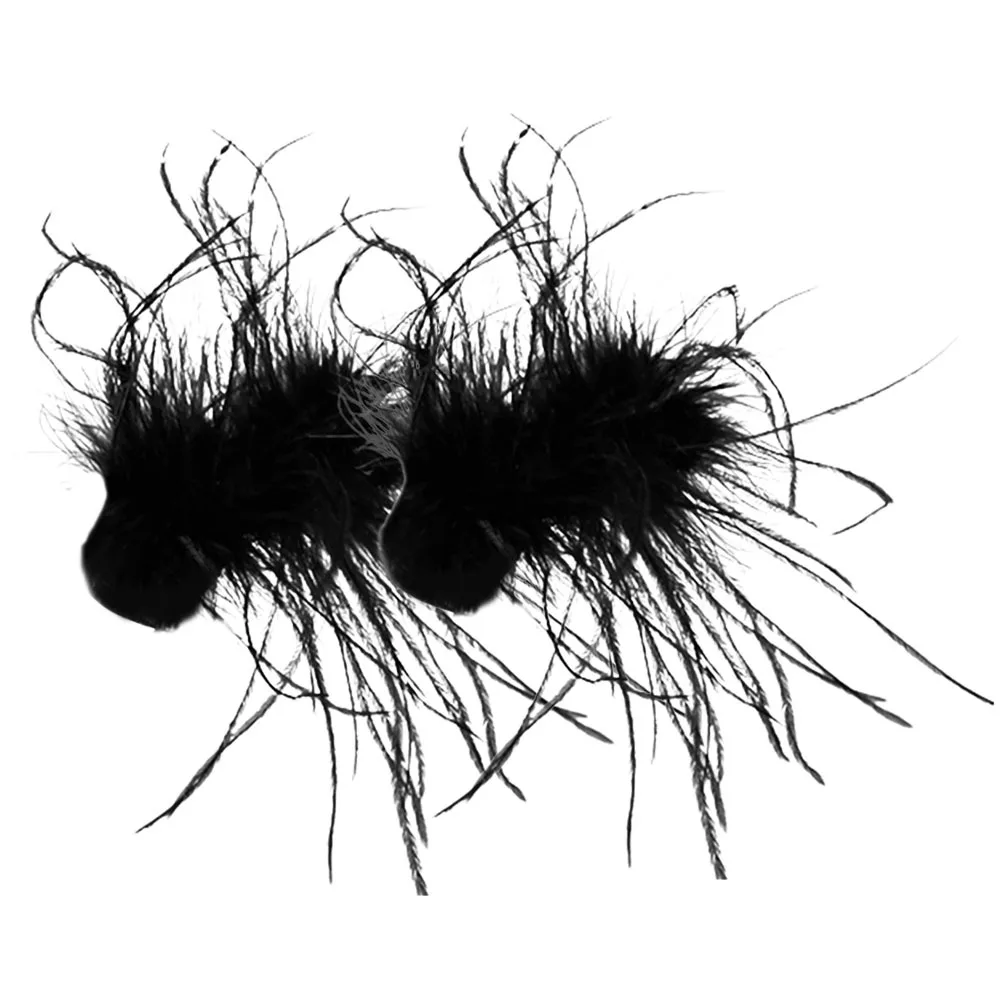 2pcs Ostrich Hair Clips Black Gothic Hair Accessories For Women Vintage Party Prom Masquerade Mardi Gras Halloween
2pcs Ostrich Hair Clips Black Gothic Hair Accessories For Women Vintage Party Prom Masquerade Mardi Gras Halloween