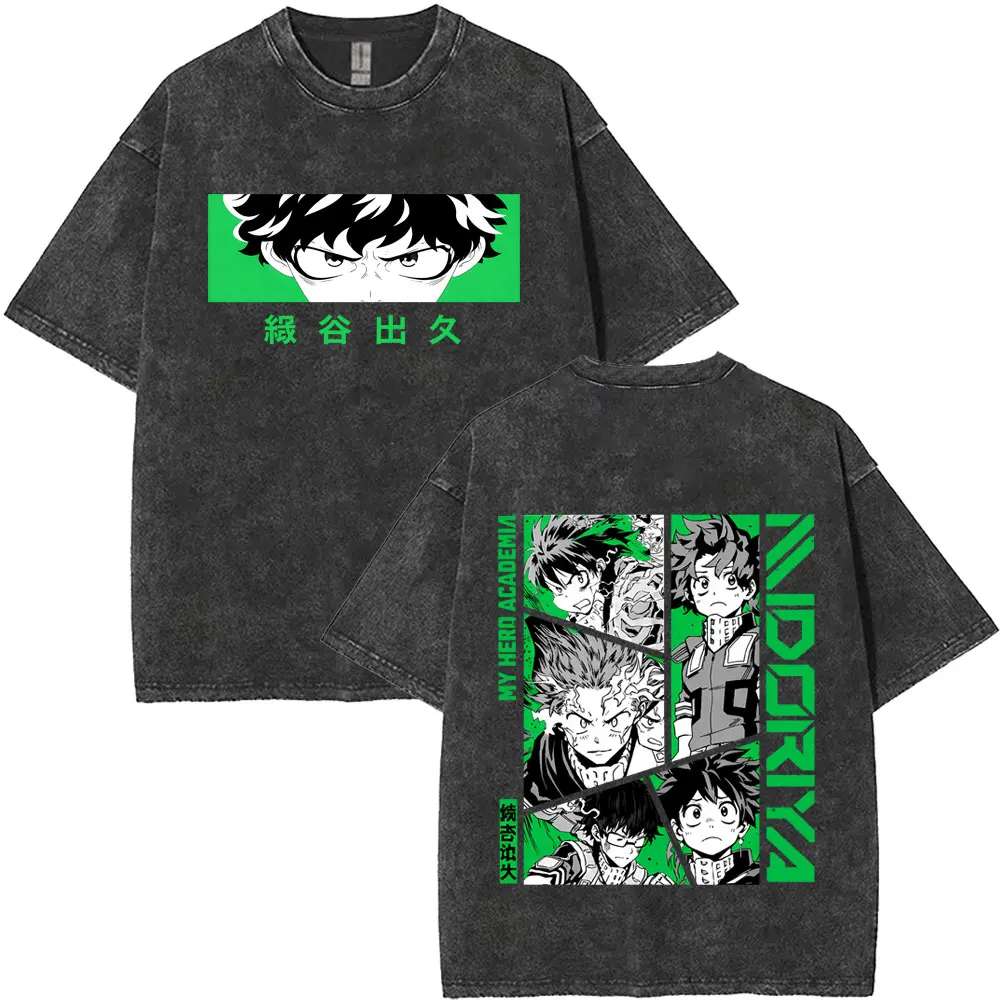Washed Vintage Anime My Hero Academia Midoriya Izuku Eyes Graphic T Shirt Men Women Casual Cotton Manga T-shirts Tops Streetwear
Washed Vintage Anime My Hero Academia Midoriya Izuku Eyes Graphic T Shirt Men Women Casual Cotton Manga T-shirts Tops Streetwear