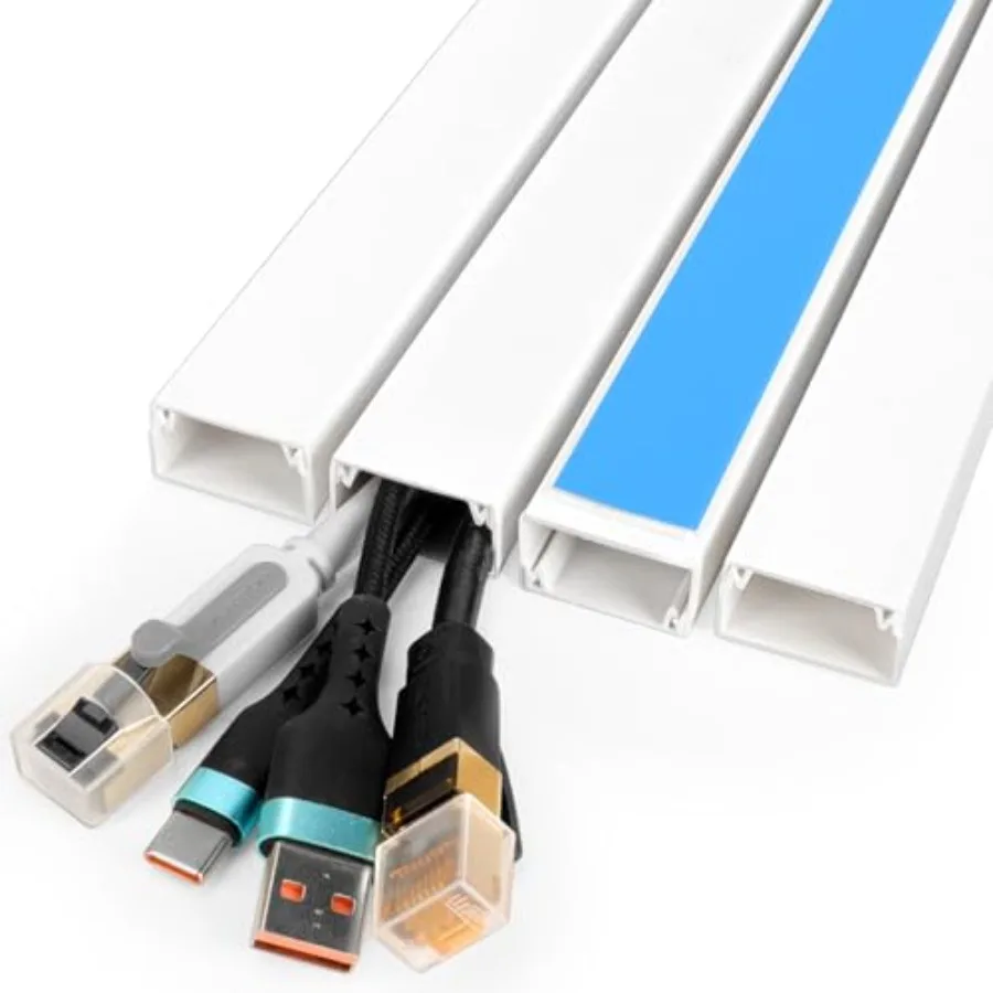 Cord Hider Kit, 58in Cord Covers for Wires on Wall, Paintable Wire Covers for Cords, Self-Adhesive Cable Hider Cord Organizer,
Cord Hider Kit, 58in Cord Covers for Wires on Wall, Paintable Wire Covers for Cords, Self-Adhesive Cable Hider Cord Organizer,