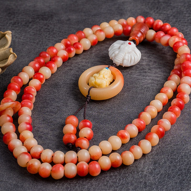 Camel bone and cow bone carved bone art blood pendant hook Pixiu dragon buckle blood bone 108 purple blood beads set cultural to
Camel bone and cow bone carved bone art blood pendant hook Pixiu dragon buckle blood bone 108 purple blood beads set cultural to