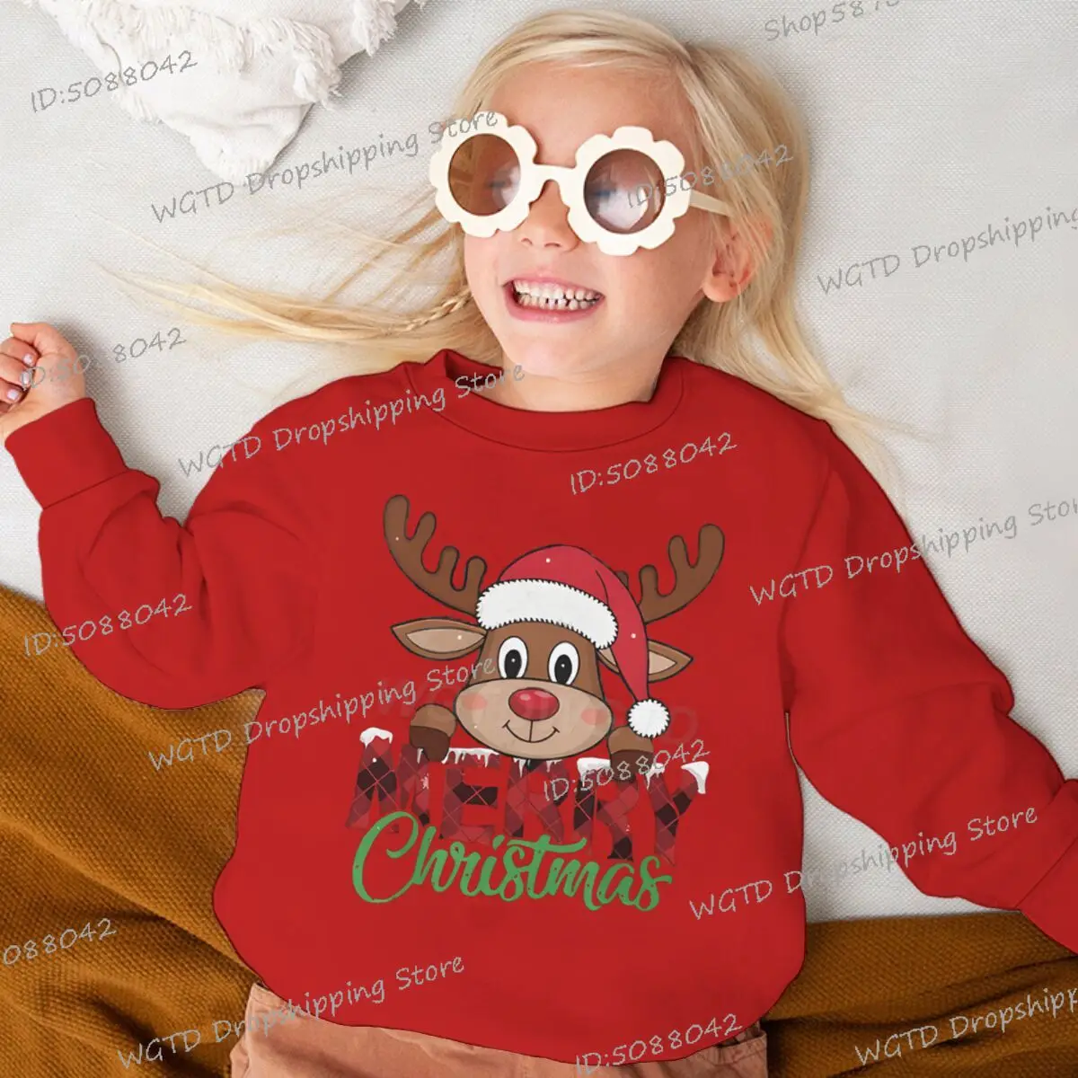 Christmas Children's Sweatshirts Cartoon Elk Print Long Sleeve Boys Girls Clothing Holiday Fashion Sweatshirt Pullover Kids Tops
Christmas Children's Sweatshirts Cartoon Elk Print Long Sleeve Boys Girls Clothing Holiday Fashion Sweatshirt Pullover Kids Tops