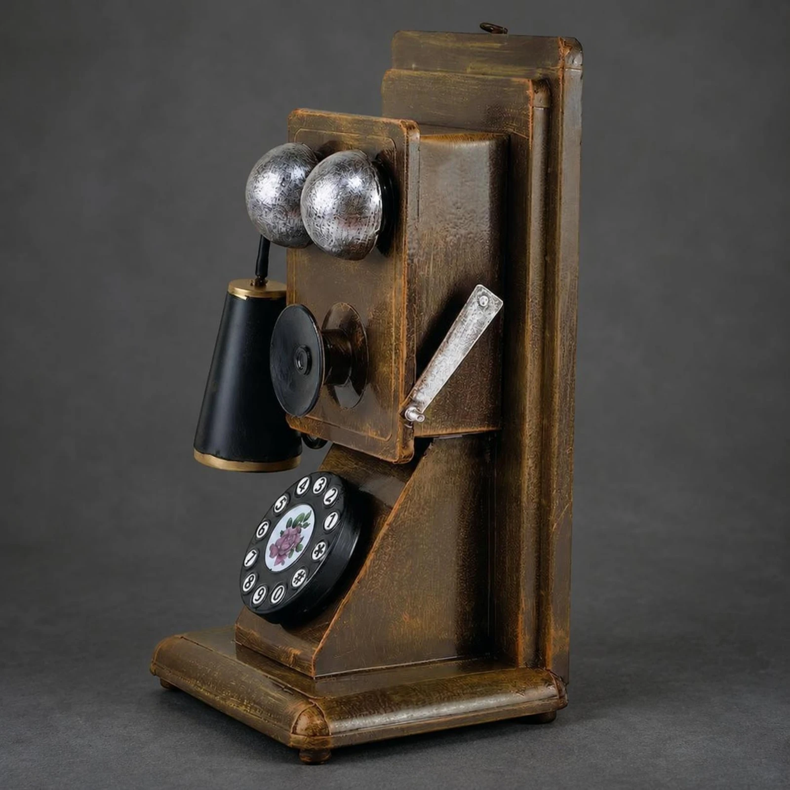 Rotary Dial Phone Model Tabletop Telephone Ornament Retro Desk Decoration Decorative Craft Vintage Telephone Model
Rotary Dial Phone Model Tabletop Telephone Ornament Retro Desk Decoration Decorative Craft Vintage Telephone Model