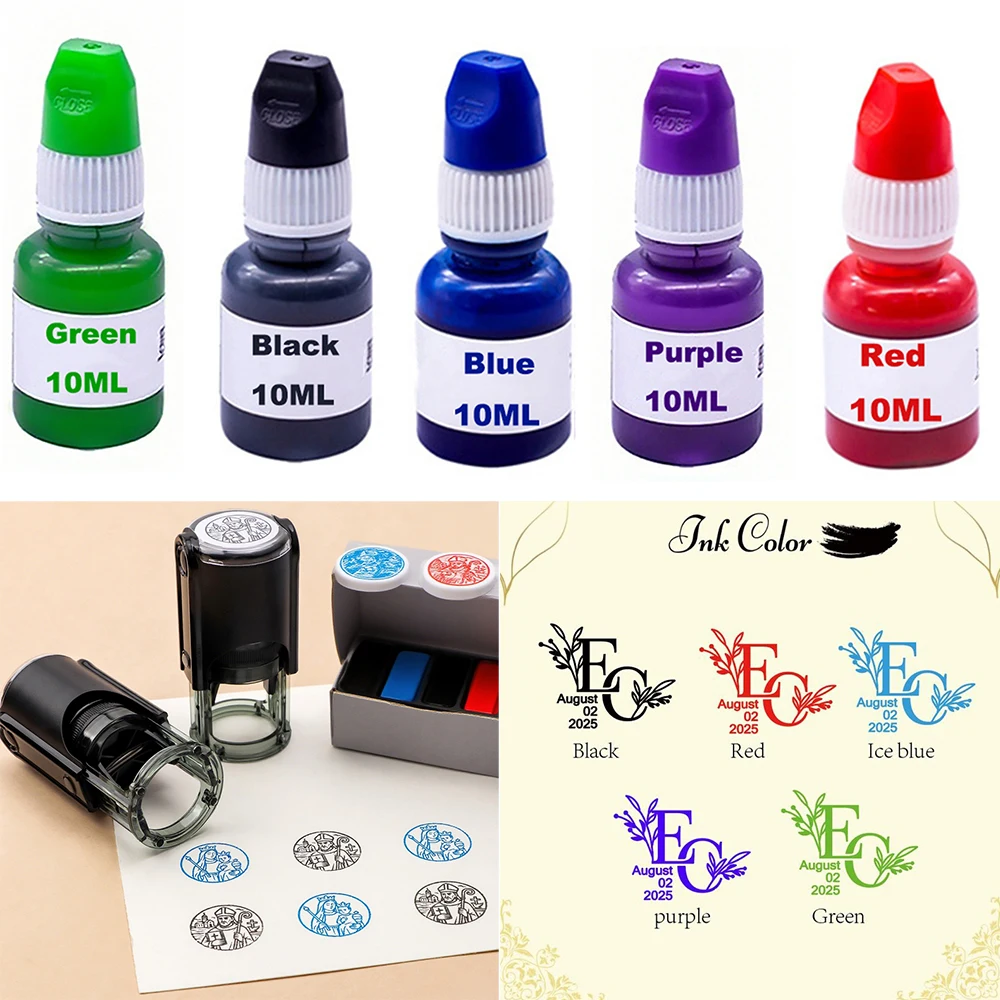 10ml Inkpad Refill Ink Color Black Blue Green Purple Red Rubber Stamp Oil Inking Stamping Refill Ink for Office School Supplies
10ml Inkpad Refill Ink Color Black Blue Green Purple Red Rubber Stamp Oil Inking Stamping Refill Ink for Office School Supplies