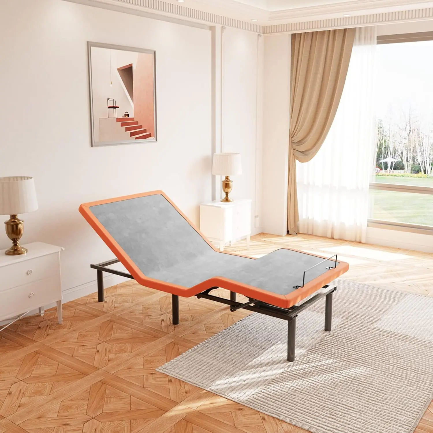 Adjustable Smart Bed Frame - Ergonomic Electric Base with Foot & Head Incline, APP Control, Wireless Remote, Twin XL
Adjustable Smart Bed Frame - Ergonomic Electric Base with Foot & Head Incline, APP Control, Wireless Remote, Twin XL