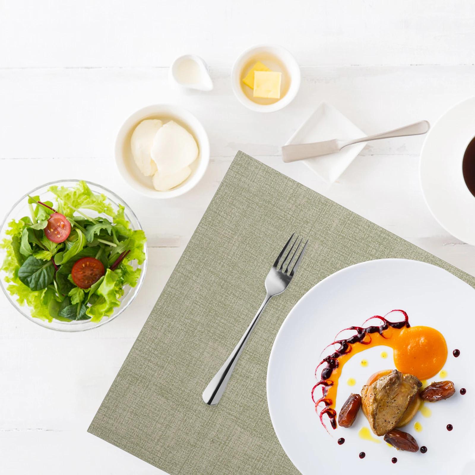 Waterproof and Oil-proof Placemat Dining Room Decor Decorative Pot Mats Dinner Placemats Table Dish Pads
Waterproof and Oil-proof Placemat Dining Room Decor Decorative Pot Mats Dinner Placemats Table Dish Pads