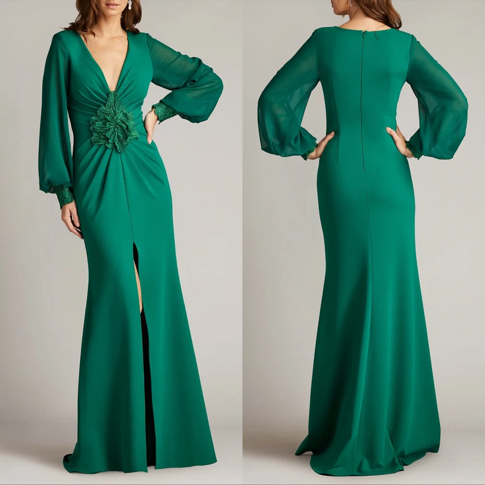 Customized Matching Jersey Pleat Flower Trumpet V-neck Long Dresses Bespoke Occasion Celebrity Classic Exquisite
Customized Matching Jersey Pleat Flower Trumpet V-neck Long Dresses Bespoke Occasion Celebrity Classic Exquisite
