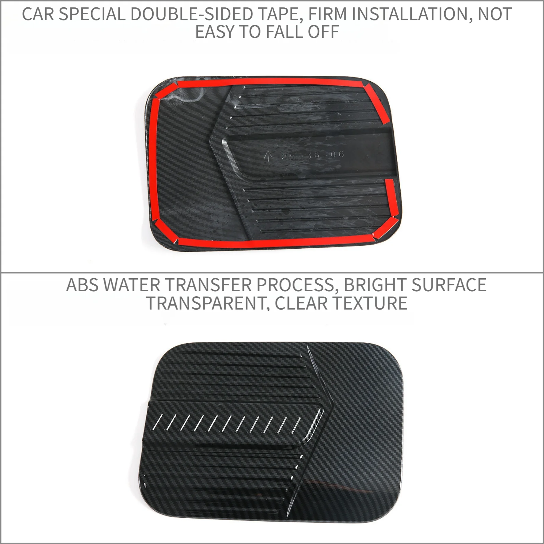 Fuel Door Cover Fuel Cap Cover ABS Plastic Glossy Finish Scratch Resistant Easy Installation No Drilling Required
Fuel Door Cover Fuel Cap Cover ABS Plastic Glossy Finish Scratch Resistant Easy Installation No Drilling Required