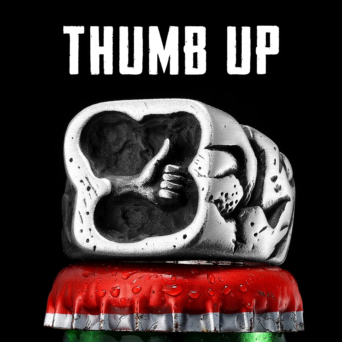 Thumb Up Stainless Steel Men Rings Punk New In Retro For Male Women Fashion Jewelry Creativity Gift Wholesale Dropshiping
Thumb Up Stainless Steel Men Rings Punk New In Retro For Male Women Fashion Jewelry Creativity Gift Wholesale Dropshiping