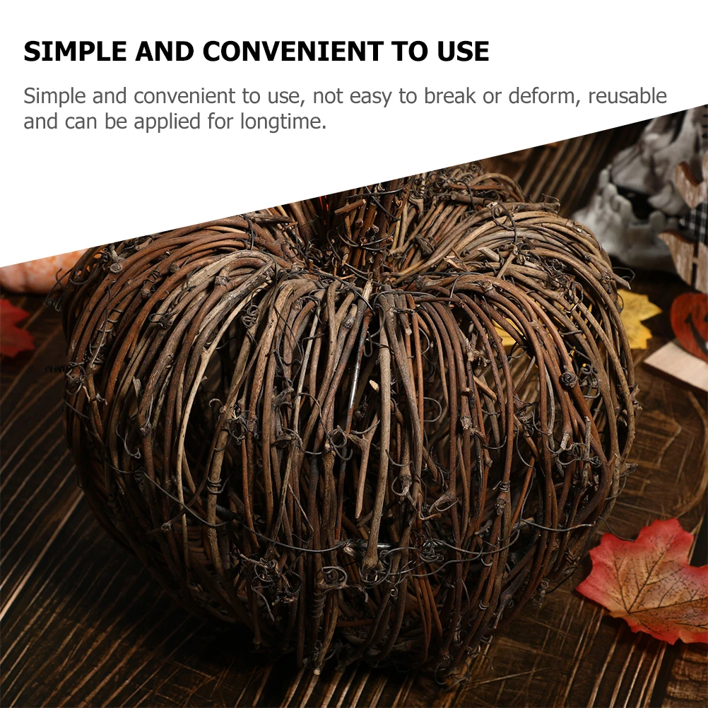 2 Pcs Rattan Pumpkin Decor 15CM 20CM Simulation Craft Home Halloween Thanksgiving nament Accent Layout Garden Supplies
2 Pcs Rattan Pumpkin Decor 15CM 20CM Simulation Craft Home Halloween Thanksgiving nament Accent Layout Garden Supplies
