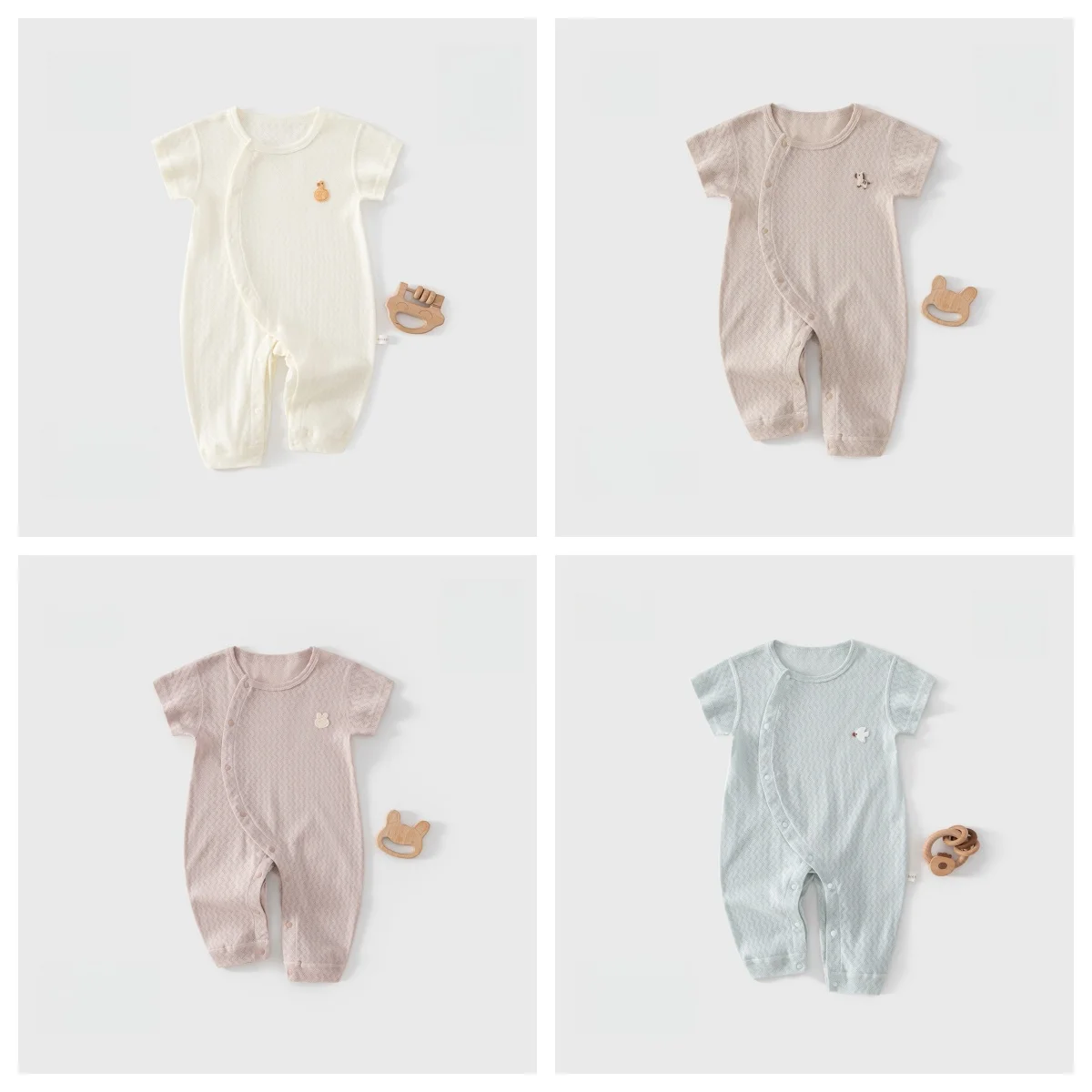 Summer 0-2Y Newborn Baby Solid Color Jumpsuit Mesh Cotton Comfort Onesies Cute Animal infant Boys Girls Sleep Romper
Summer 0-2Y Newborn Baby Solid Color Jumpsuit Mesh Cotton Comfort Onesies Cute Animal infant Boys Girls Sleep Romper