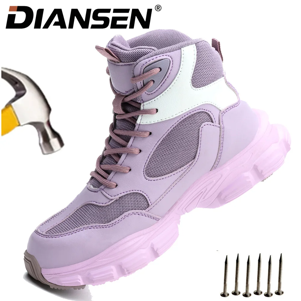 Anti-Puncture Women Safety Shoes Slip Resistant Indestructible Work Shoes Adjustable Steel Toe Sneakers for Construction Site
Anti-Puncture Women Safety Shoes Slip Resistant Indestructible Work Shoes Adjustable Steel Toe Sneakers for Construction Site