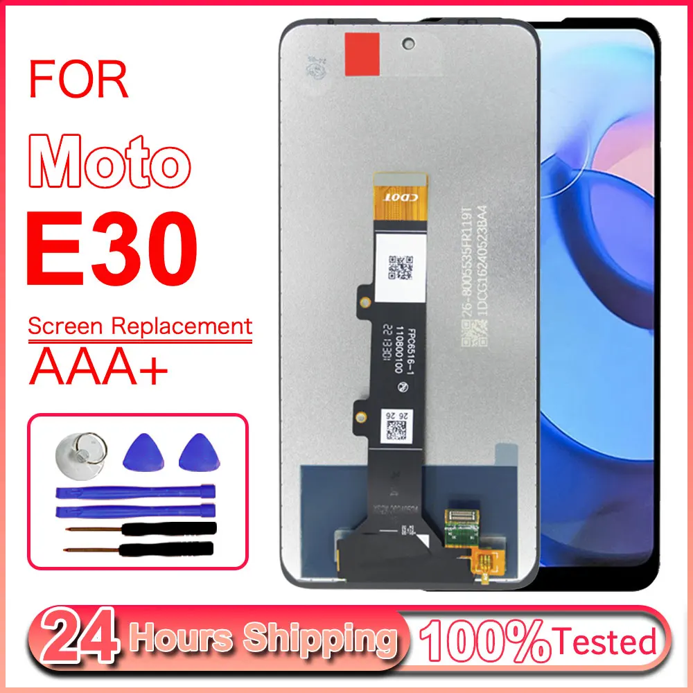 LCD for Motorola Moto E30 LCD Display Touch Screen Digitizer Replacement Assembly for Moto E30 XT2158 LCD with Frame
LCD for Motorola Moto E30 LCD Display Touch Screen Digitizer Replacement Assembly for Moto E30 XT2158 LCD with Frame