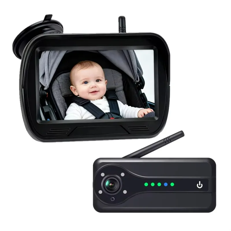 4.3" Wireless Baby Car Monitor Rear Facing Car Seat Camera Magnetic USB Powered Plug and Play Car Safety Baby Monitoring Camera
4.3" Wireless Baby Car Monitor Rear Facing Car Seat Camera Magnetic USB Powered Plug and Play Car Safety Baby Monitoring Camera