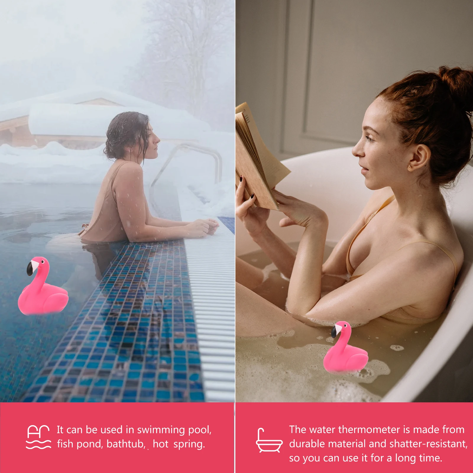 1 шт. термометр для воды с фламинго, плавающий термометр для бассейна, точный датчик температуры бассейна по Фаренгейту и Цельсию для детей
1 шт. термометр для воды с фламинго, плавающий термометр для бассейна, точный датчик температуры бассейна по Фаренгейту и Цельсию для детей
