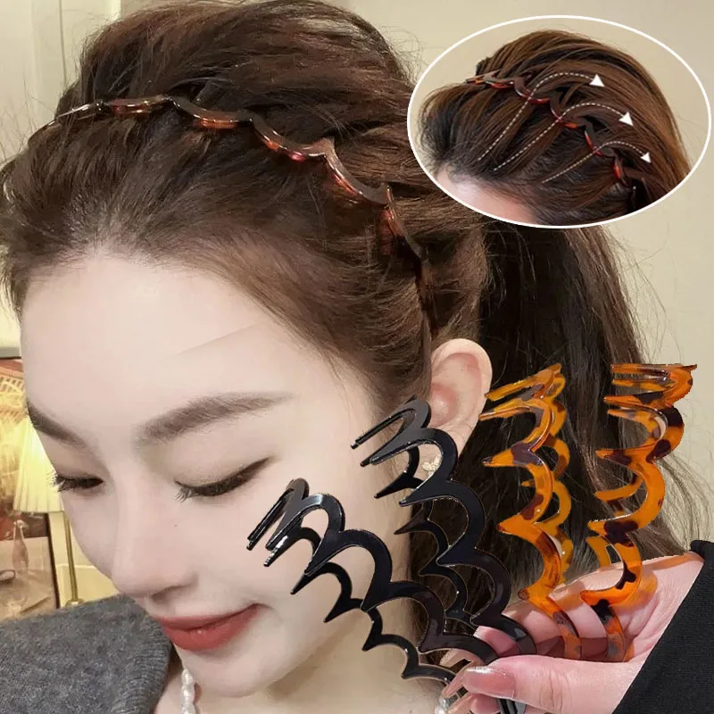 Anti-Slip Wavy Toothed Headbands Amber Plastic Hair Hoop Women Girls Face Wash Simple Daily Hairpins Fashion Hair Accessories
Anti-Slip Wavy Toothed Headbands Amber Plastic Hair Hoop Women Girls Face Wash Simple Daily Hairpins Fashion Hair Accessories