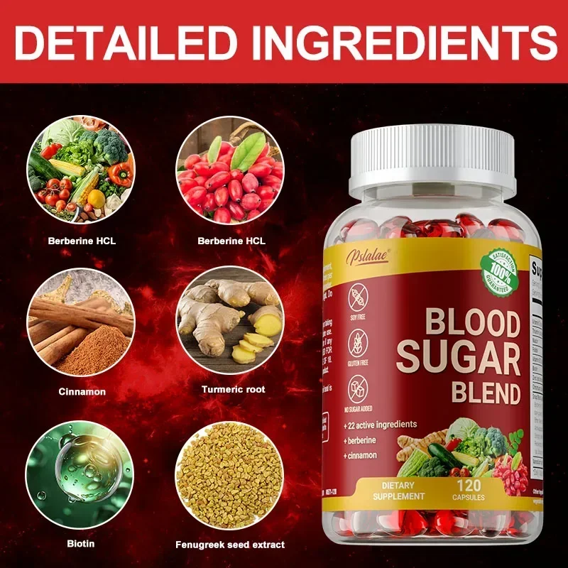 Blood Sugar Blend Capsules - for Healthy Blood Sugar Levels, Metabolic Health and Energy, Antioxidant, Improve Hypoglycemia
Blood Sugar Blend Capsules - for Healthy Blood Sugar Levels, Metabolic Health and Energy, Antioxidant, Improve Hypoglycemia