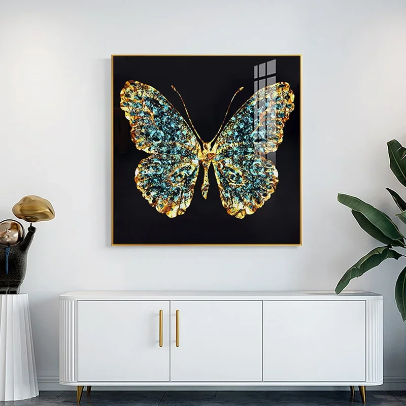 Crystal Porcelain Diamond Butterfly Modern Porch Aisle Wall Art Luxury Decorative Painting Butterfly Living Room Decoration
Crystal Porcelain Diamond Butterfly Modern Porch Aisle Wall Art Luxury Decorative Painting Butterfly Living Room Decoration