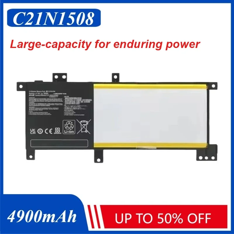 7,6 В 4900 мАч C21N1508 Аккумулятор для ноутбука ASUS X456U X456UA X456UB X456UF X456UJ X456UR X456UV A456U F456U F456UV K456U R457U
7,6 В 4900 мАч C21N1508 Аккумулятор для ноутбука ASUS X456U X456UA X456UB X456UF X456UJ X456UR X456UV A456U F456U F456UV K456U R457U