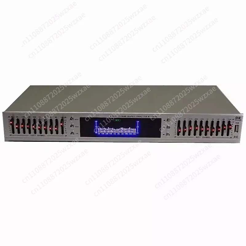 EQ-898BT HIFI Digital HD Stereo Preamplifier Equalizer Built-In USB Bluetooth Home Stage Equalizer Dual 10 Segments 220V
EQ-898BT HIFI Digital HD Stereo Preamplifier Equalizer Built-In USB Bluetooth Home Stage Equalizer Dual 10 Segments 220V