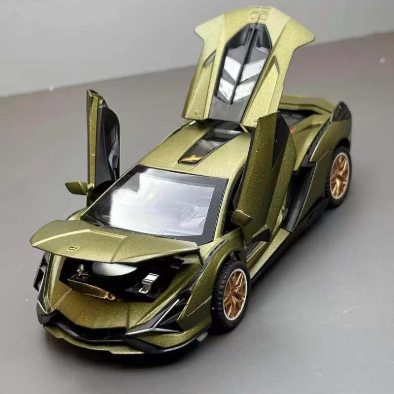 1:32 Lamborghinis Sian FKP37 Sound and light simulation car alloy sports car model sports car children's hot wheel gift kids toy
1:32 Lamborghinis Sian FKP37 Sound and light simulation car alloy sports car model sports car children's hot wheel gift kids toy
