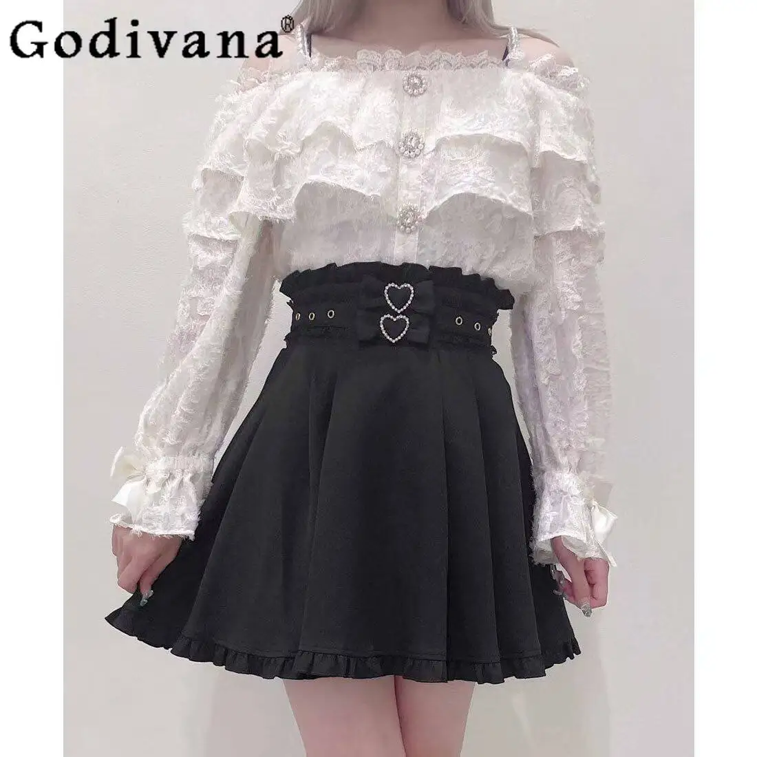 2026 Spring New Japanese Style Pure Desire Sexy Off-Shoulder Long Sleeve Shirt Sweet Cute Slim-Fit Off-Shoulder Top for Girls
2026 Spring New Japanese Style Pure Desire Sexy Off-Shoulder Long Sleeve Shirt Sweet Cute Slim-Fit Off-Shoulder Top for Girls