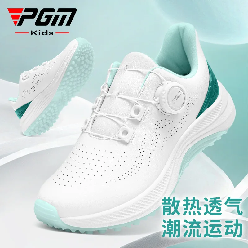 PGM Children's Golf Shoes Breathable Sneakers Microfiber Waterproof Anti Slip for Boys Girls XZ407
PGM Children's Golf Shoes Breathable Sneakers Microfiber Waterproof Anti Slip for Boys Girls XZ407