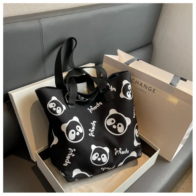 2025 New Women's Panda Print Canvas Tote Bag, Large Capacity Cute Shopping Bag, Durable Casual Shoulder Purse
2025 New Women's Panda Print Canvas Tote Bag, Large Capacity Cute Shopping Bag, Durable Casual Shoulder Purse