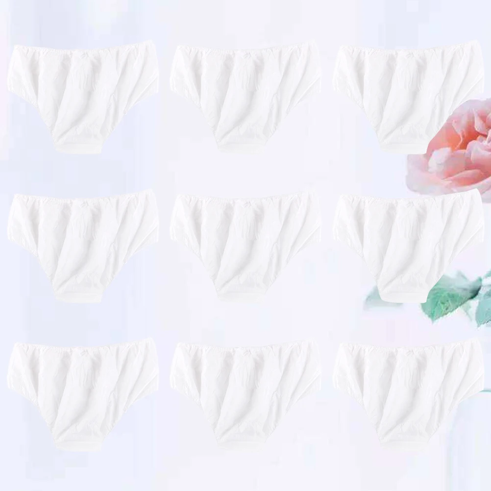 100 Pcs Panties Travel Disposable Briefs Women Travel Briefs High Waisted Non Woven Underwear for Adults Spa Waxing Fitness
100 Pcs Panties Travel Disposable Briefs Women Travel Briefs High Waisted Non Woven Underwear for Adults Spa Waxing Fitness