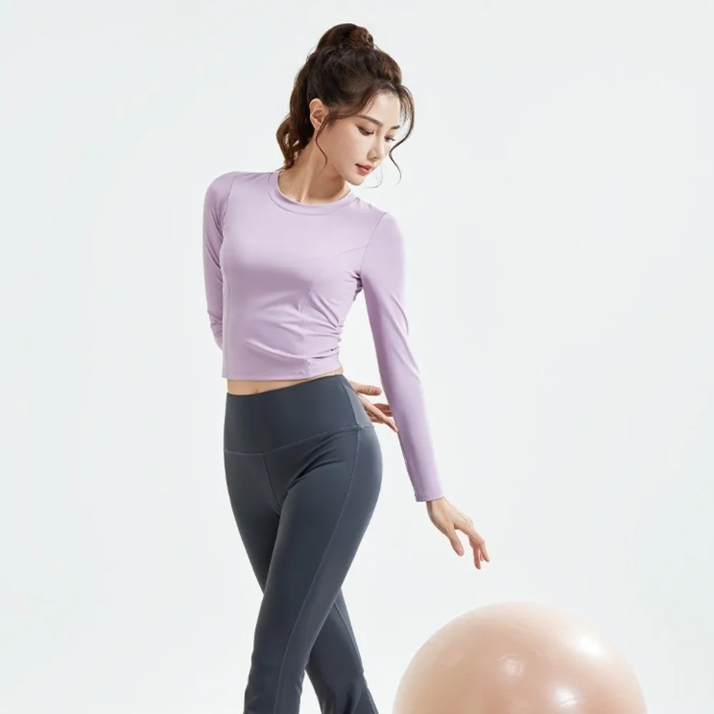 Ruffled Fit Back Drawstring Sportswear with Chest Pad Long Sleeve Fitness Yoga Top Elastic Breathable Pilates Yoga Shirts Sport
Ruffled Fit Back Drawstring Sportswear with Chest Pad Long Sleeve Fitness Yoga Top Elastic Breathable Pilates Yoga Shirts Sport