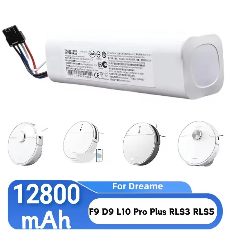 14.4V Replacement Battery for Dreame F9, D9, L10, Z10 Pro/Plus/MAX - Ideal for RLS3, RLS5, RLS5L, RLS5D Robotic Vacuum Cleaners
14.4V Replacement Battery for Dreame F9, D9, L10, Z10 Pro/Plus/MAX - Ideal for RLS3, RLS5, RLS5L, RLS5D Robotic Vacuum Cleaners