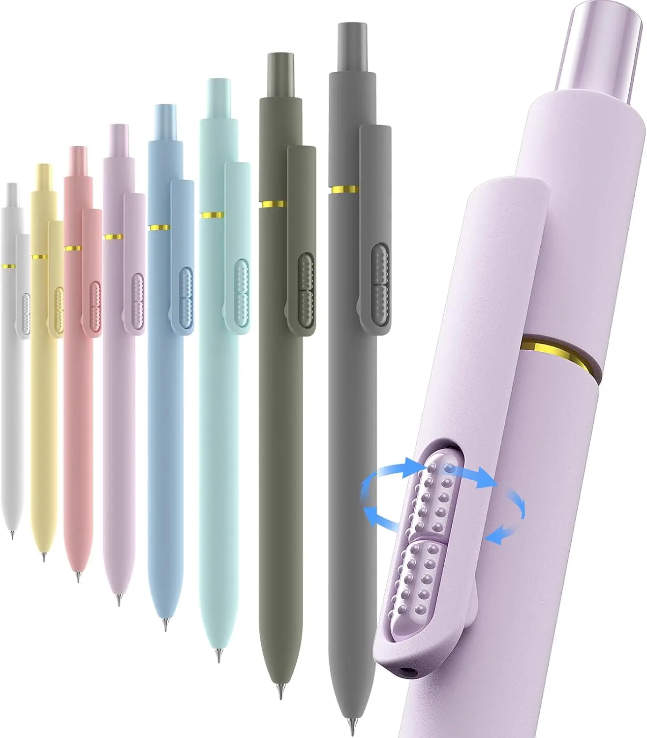 8Pcs Gel Pens - 0.5mm Black Ink Pens Fine Point Smooth Writing, Quick Drying Journaling Pens, Cute School & Office Pens for Gift
8Pcs Gel Pens - 0.5mm Black Ink Pens Fine Point Smooth Writing, Quick Drying Journaling Pens, Cute School & Office Pens for Gift
