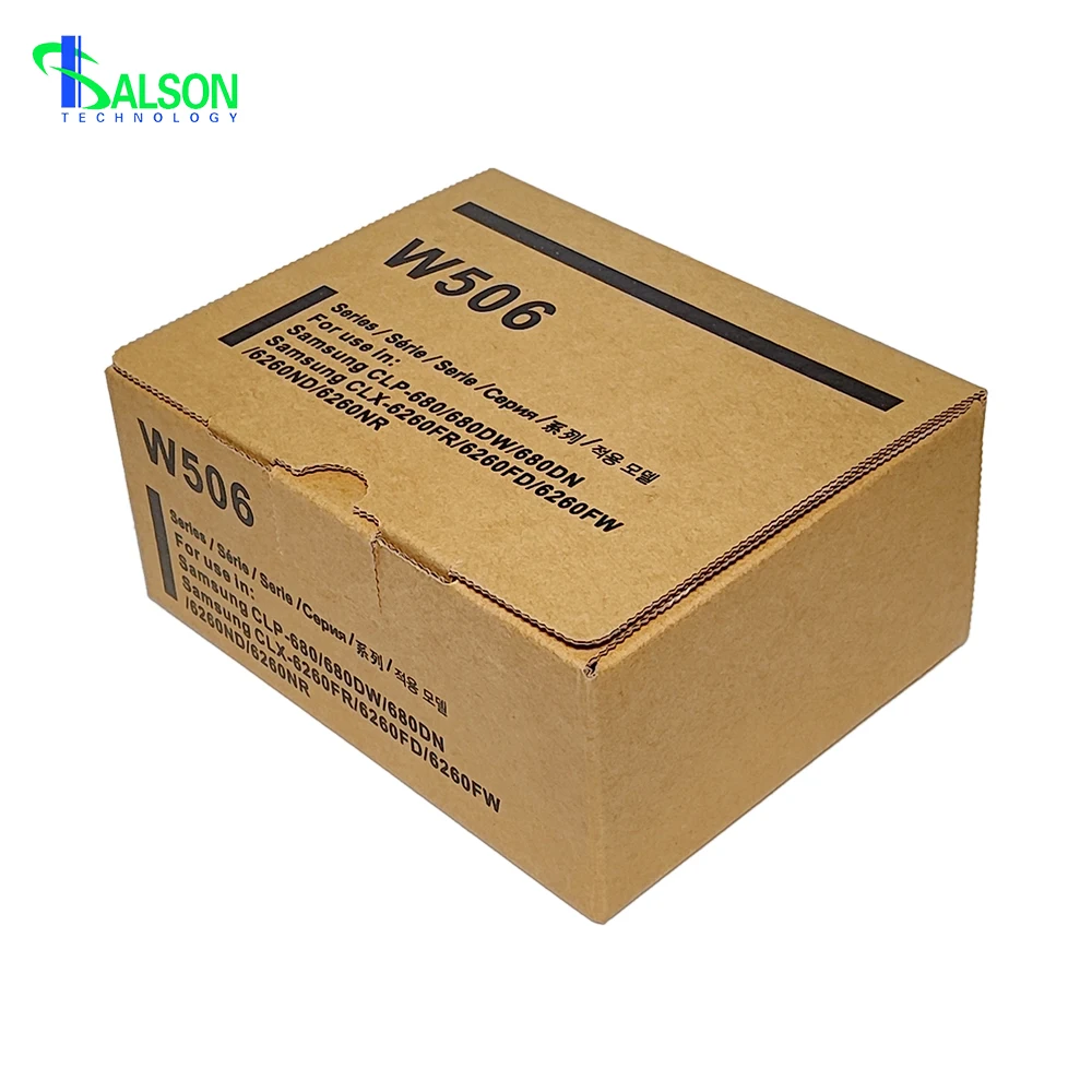 1PCS Compatible W506 Waste Toner Container for Samsung CLP-680 680DW 680DN CLX-6260FR 6260FD 6260FW 6260ND 6260NR Cartridge Box
1PCS Compatible W506 Waste Toner Container for Samsung CLP-680 680DW 680DN CLX-6260FR 6260FD 6260FW 6260ND 6260NR Cartridge Box