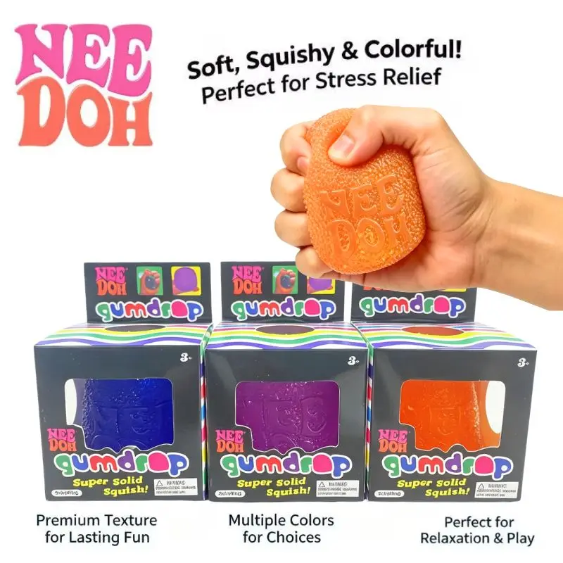 Trendy Blind Box Nee Doh Maltose Gumdrop Soft Sensory Fidget Toy Collectible Stress Relief Ball Blind Box
Trendy Blind Box Nee Doh Maltose Gumdrop Soft Sensory Fidget Toy Collectible Stress Relief Ball Blind Box