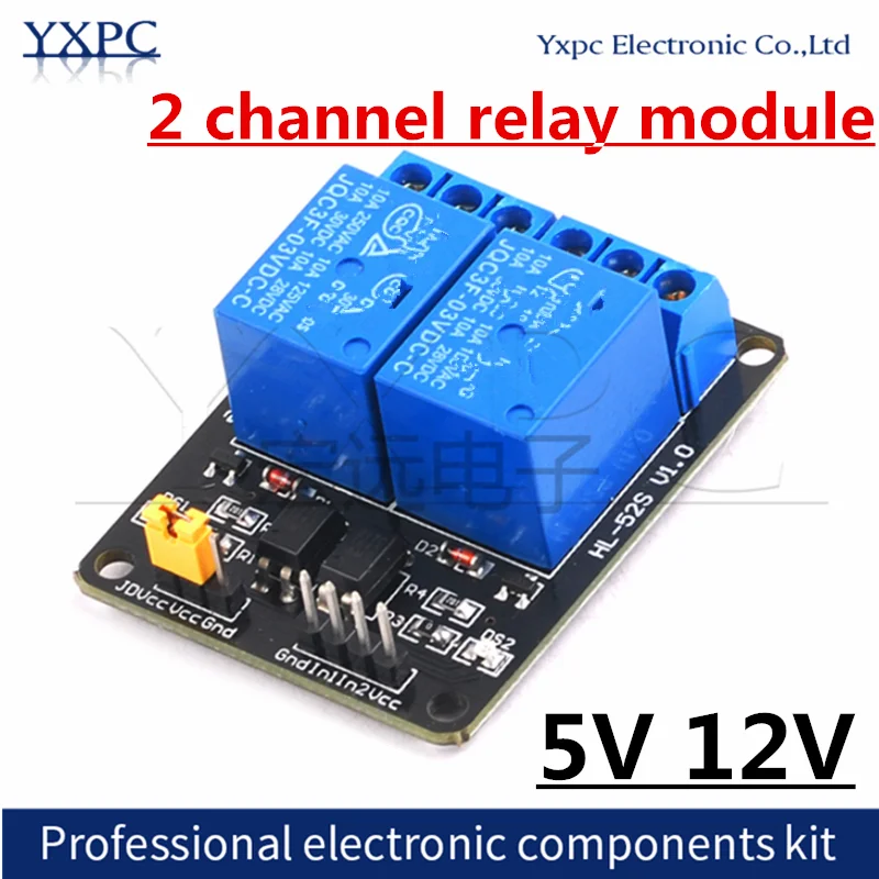 5v 12v low level trigger 2 way relay module for arduino 2 channel relay module with optocoupler Relay Output In stock
5v 12v low level trigger 2 way relay module for arduino 2 channel relay module with optocoupler Relay Output In stock