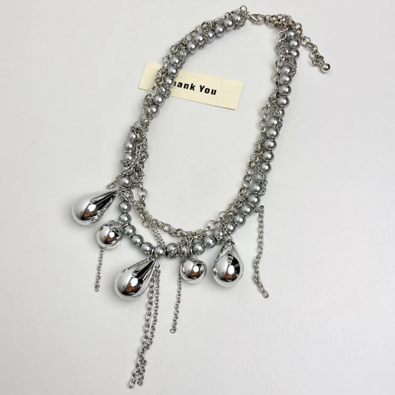 Bobokiki Jewelry European and American Fashion Retro Tassel Chain Titanium Luxury Palace Pearl Necklace.
Bobokiki Jewelry European and American Fashion Retro Tassel Chain Titanium Luxury Palace Pearl Necklace.