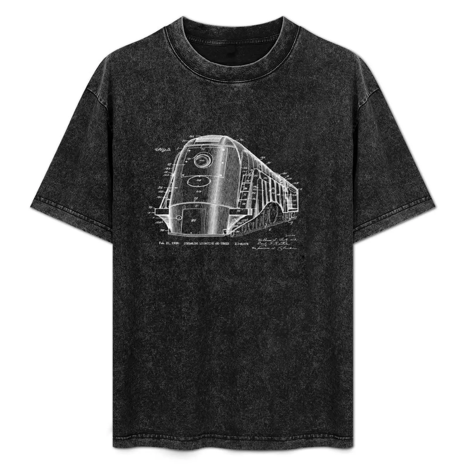 Vintage Locomotive 1939 Patent Drawing T-Shirt Trend Art Print T-Shirt
Vintage Locomotive 1939 Patent Drawing T-Shirt Trend Art Print T-Shirt