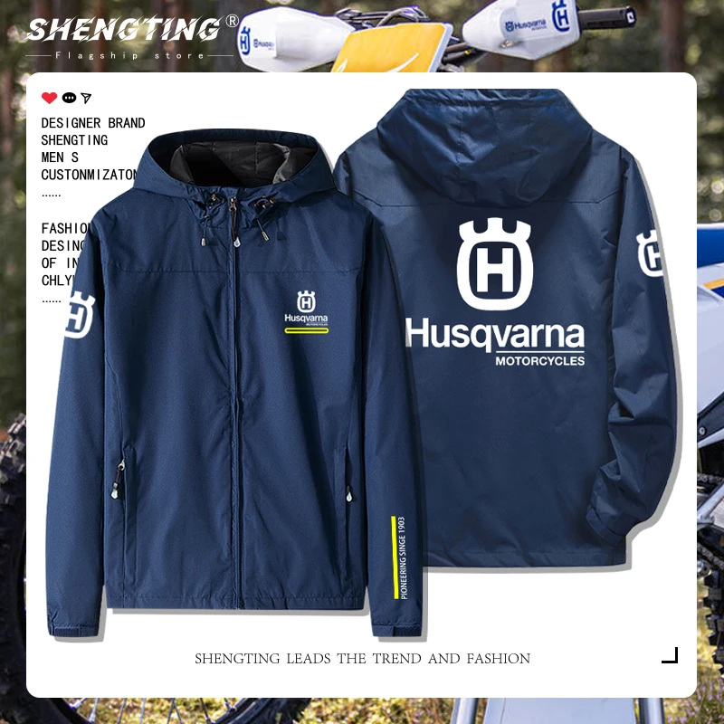 Husqvarna Motorcycle Off-Road Riding Jaet Men's Autumn Winter Casual Fce Lined Windbreaker Coat Stand Fit Long Sve
Husqvarna Motorcycle Off-Road Riding Jaet Men's Autumn Winter Casual Fce Lined Windbreaker Coat Stand Fit Long Sve