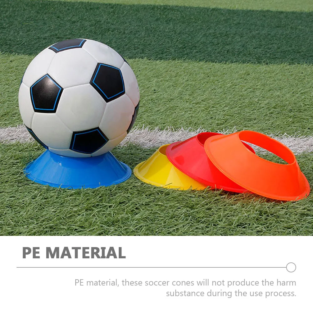 10 Pcs Supplies Football Training Sign Plate Soccer Cones or Spot Markers for Sports
10 Pcs Supplies Football Training Sign Plate Soccer Cones or Spot Markers for Sports