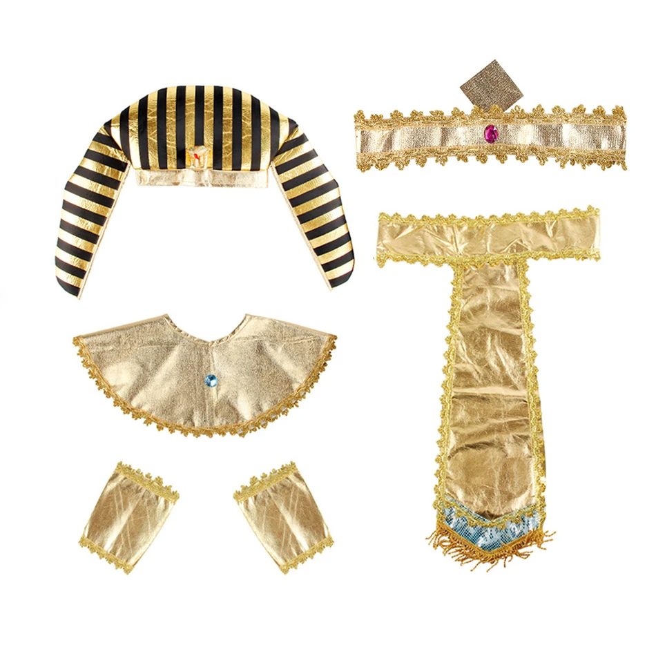 Children's Christmas Birthday Party School Activity Dress Up Props Clothes Baby Kids Halloween Cosplay Egyptian Pharaoh Costume
Children's Christmas Birthday Party School Activity Dress Up Props Clothes Baby Kids Halloween Cosplay Egyptian Pharaoh Costume