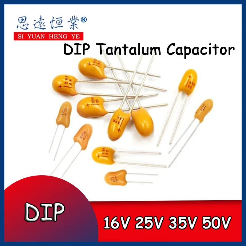 100pcs DIP Tantalum Capacitor 16V 25V 35V 50V 0.1 0.15 0.22 0.33 0.47 1 2.2 3.3 4.7 6.8 10 15 22 33 47 100UF 104 105 106 225 226
100pcs DIP Tantalum Capacitor 16V 25V 35V 50V 0.1 0.15 0.22 0.33 0.47 1 2.2 3.3 4.7 6.8 10 15 22 33 47 100UF 104 105 106 225 226