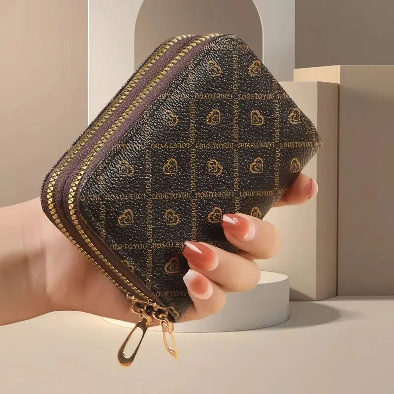 Women's wallet Double Zipper Card Bag Luxury Brand Female Purse Money Clip Multi-functional wallet large capacity coin wallet
Women's wallet Double Zipper Card Bag Luxury Brand Female Purse Money Clip Multi-functional wallet large capacity coin wallet