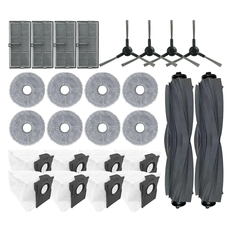 【EXCLUSIVE】For Dreame L10s Pro Ultra Heat/X30 Ultra/X30 Pro- 26PCS Replacement Kit Main Brush, Side Brush, Dust Bag, Filter Mop
【EXCLUSIVE】For Dreame L10s Pro Ultra Heat/X30 Ultra/X30 Pro- 26PCS Replacement Kit Main Brush, Side Brush, Dust Bag, Filter Mop