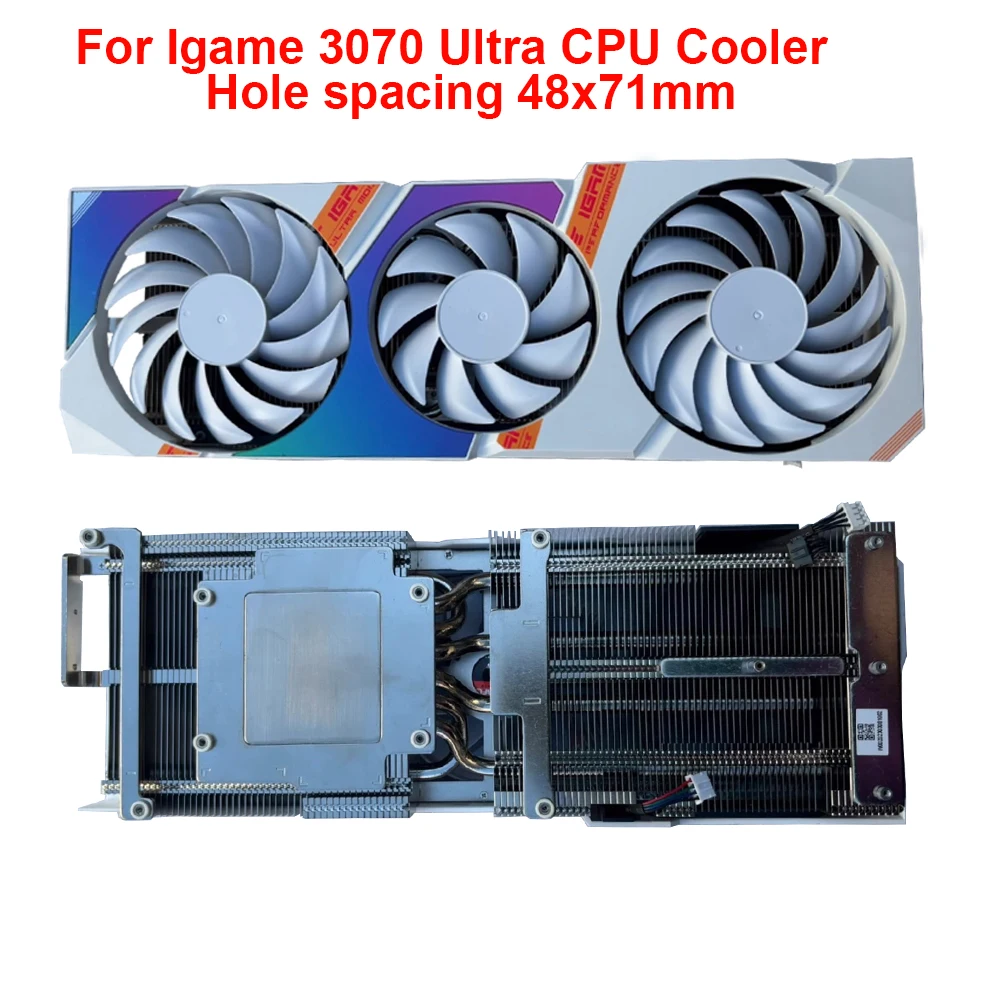 GPU Cooler Heatsink For Colorful iGame RTX 3070 Ultra OC Graphics Card Cooling Radiator Video Card Cooler Replacement Parts
GPU Cooler Heatsink For Colorful iGame RTX 3070 Ultra OC Graphics Card Cooling Radiator Video Card Cooler Replacement Parts