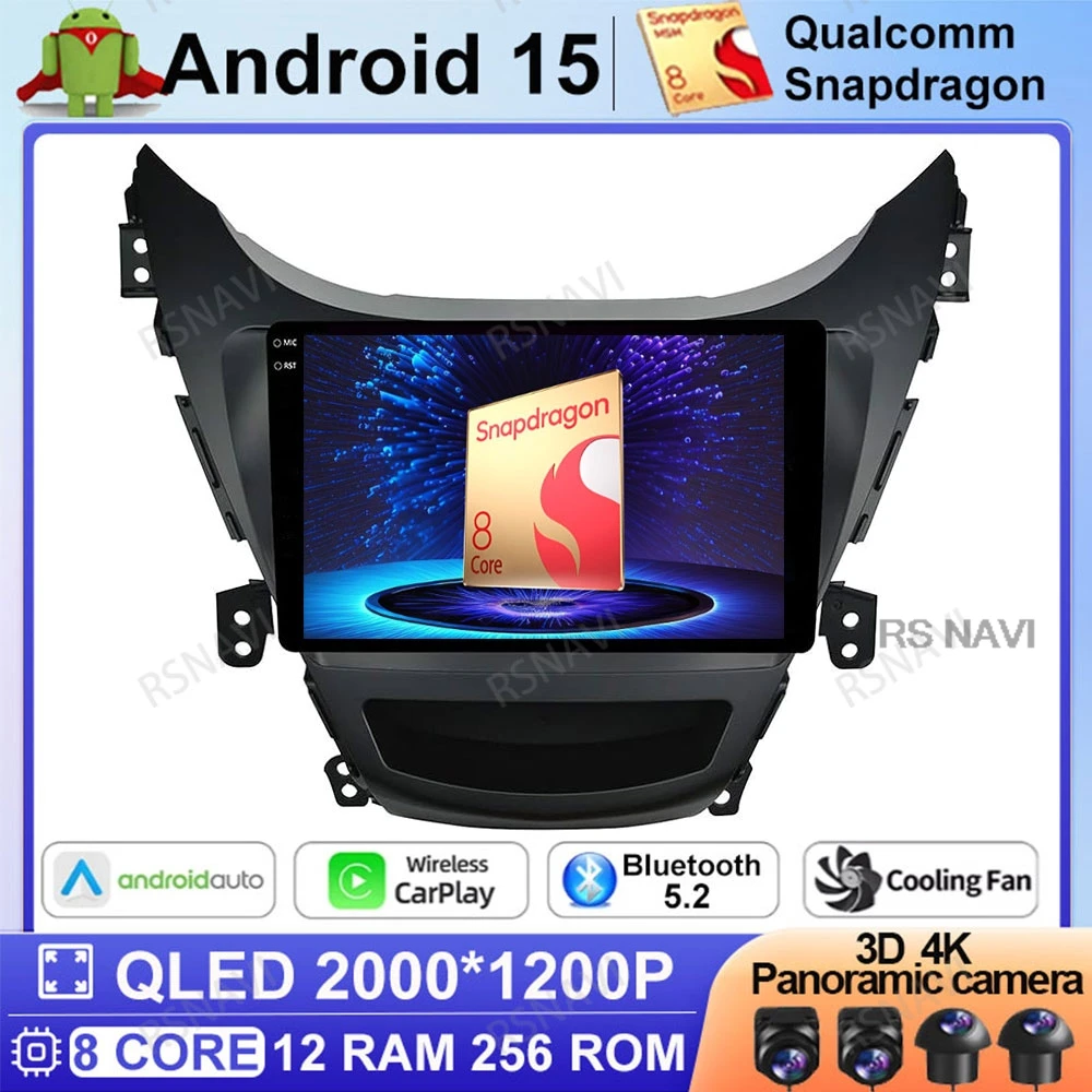 Android 15 Car Radio For Hyundai Elantra Avante I35 2011 - 2016 4G LTE DSP Head Unit Wireless Carplay Auto QLED Autoradio 2 DIN
Android 15 Car Radio For Hyundai Elantra Avante I35 2011 - 2016 4G LTE DSP Head Unit Wireless Carplay Auto QLED Autoradio 2 DIN