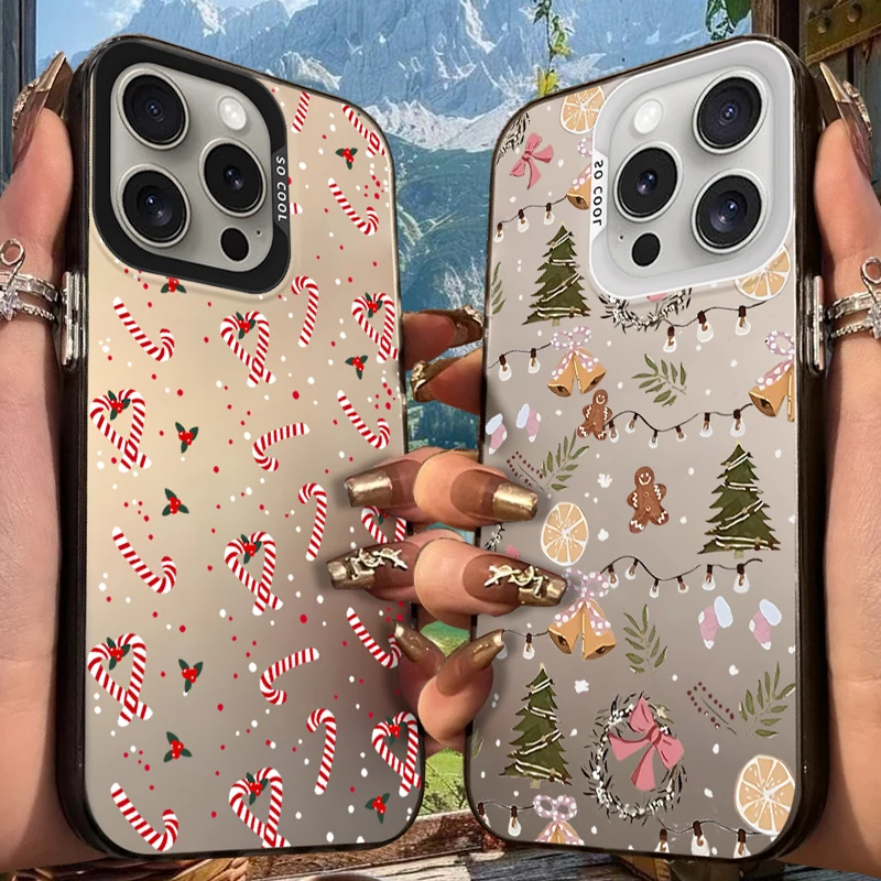 Christmas Candy Cane Frosted Case for iPhone 17 Air 16 E 15 14 Plus 13 12 Mini 11 Pro Max Shockproof Acrylic Silicone Hard Cover
Christmas Candy Cane Frosted Case for iPhone 17 Air 16 E 15 14 Plus 13 12 Mini 11 Pro Max Shockproof Acrylic Silicone Hard Cover