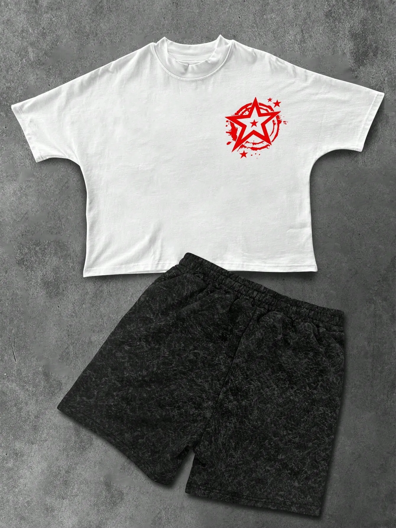 2026 Summer New Men's Short-Sleeved Shorts Set with 3D Pattern Printing - Street Casual Fashion Comfortable and Stylish
2026 Summer New Men's Short-Sleeved Shorts Set with 3D Pattern Printing - Street Casual Fashion Comfortable and Stylish